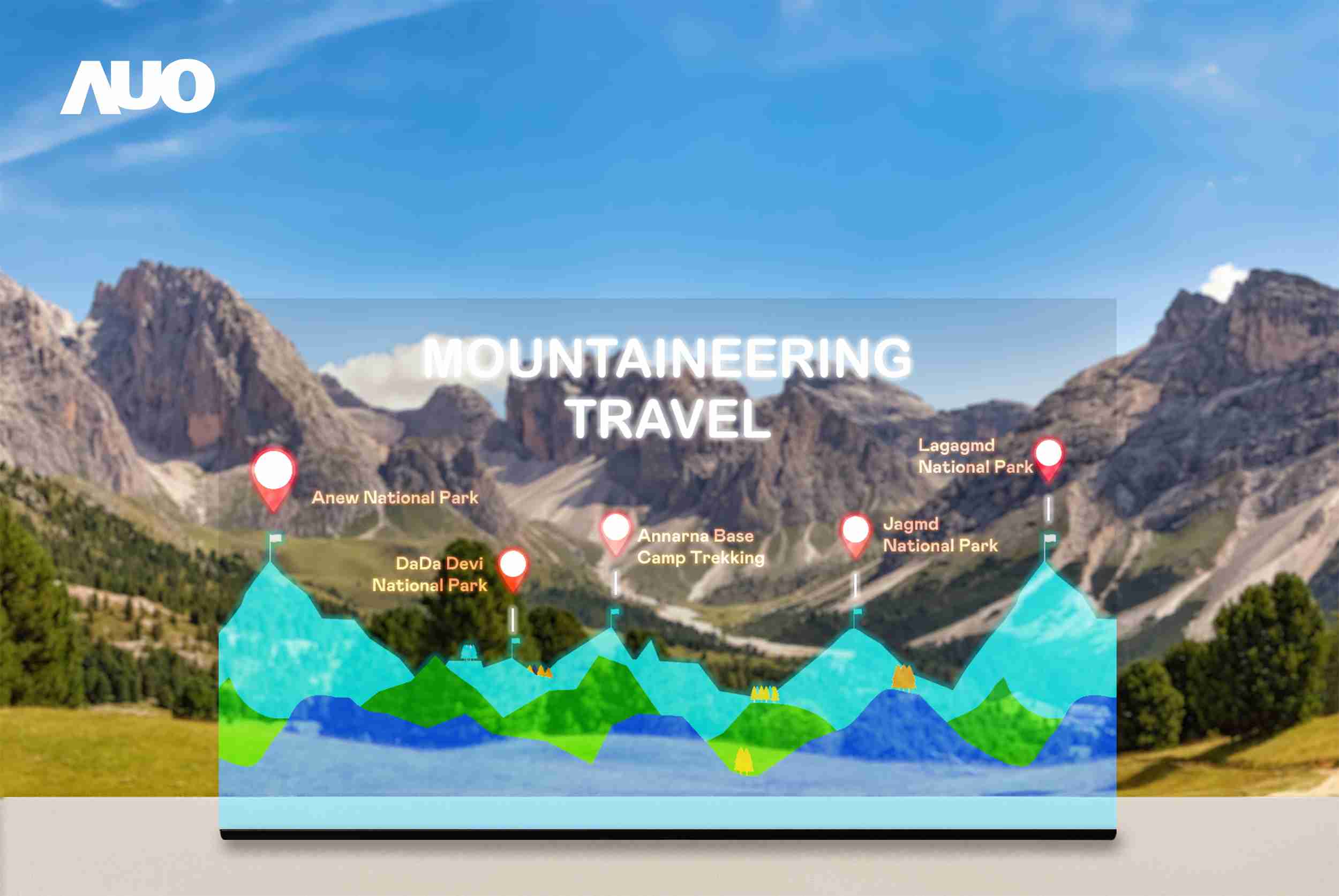 尊龙集团展示全球单片尺寸最大(*)42吋透明Micro LED显示器拼接而成的〝64吋透明Micro LED显示器〞，，具备高透明度、、1,000 nits高亮度、、、、广色域、、、采用三边无边框的无缝拼接等多重特色，，呈现超高清、、、细腻画质而不遮挡后方视觉，，，，满足层峰需求，，可广泛运用于零售、、、、艺术展览或商业空间等场域